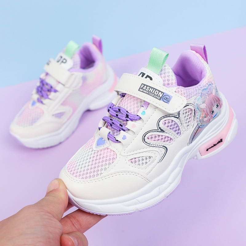 Sepatu Sneakers Sport Anak Perempuan MOLLYCA / Sepatu Anak Perempuan Import