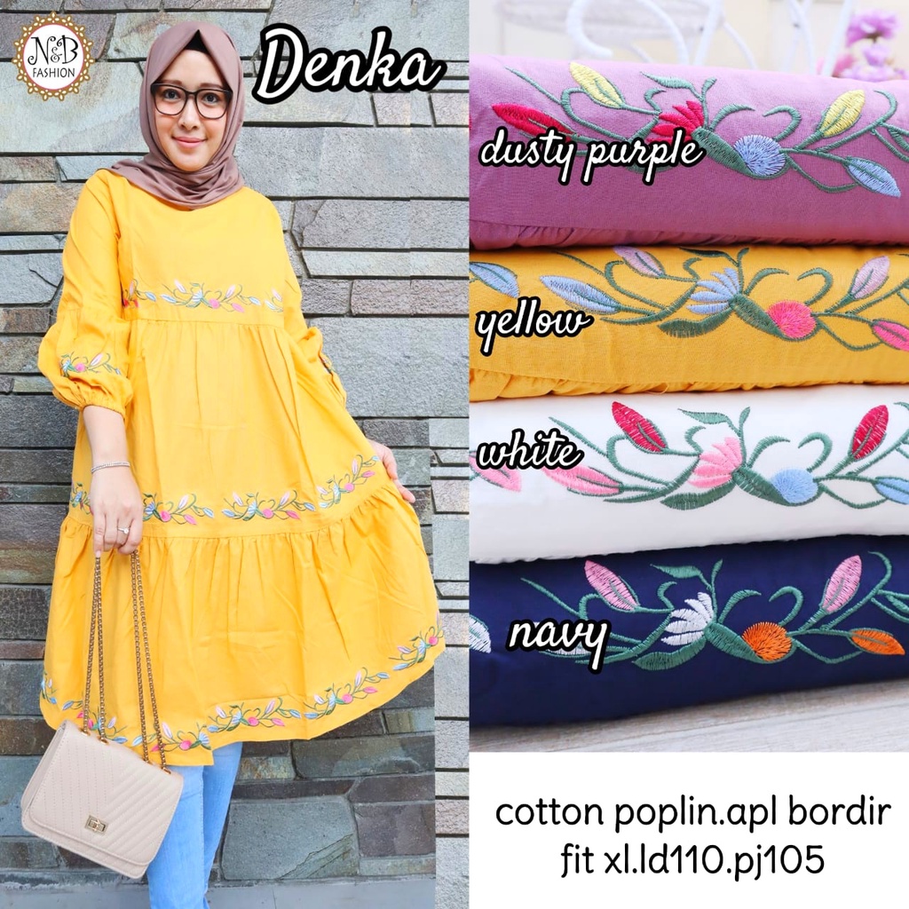 Tunik Jumbo Kekinian Grosir baju Solo Denka 3 by ND Fashion Solo
