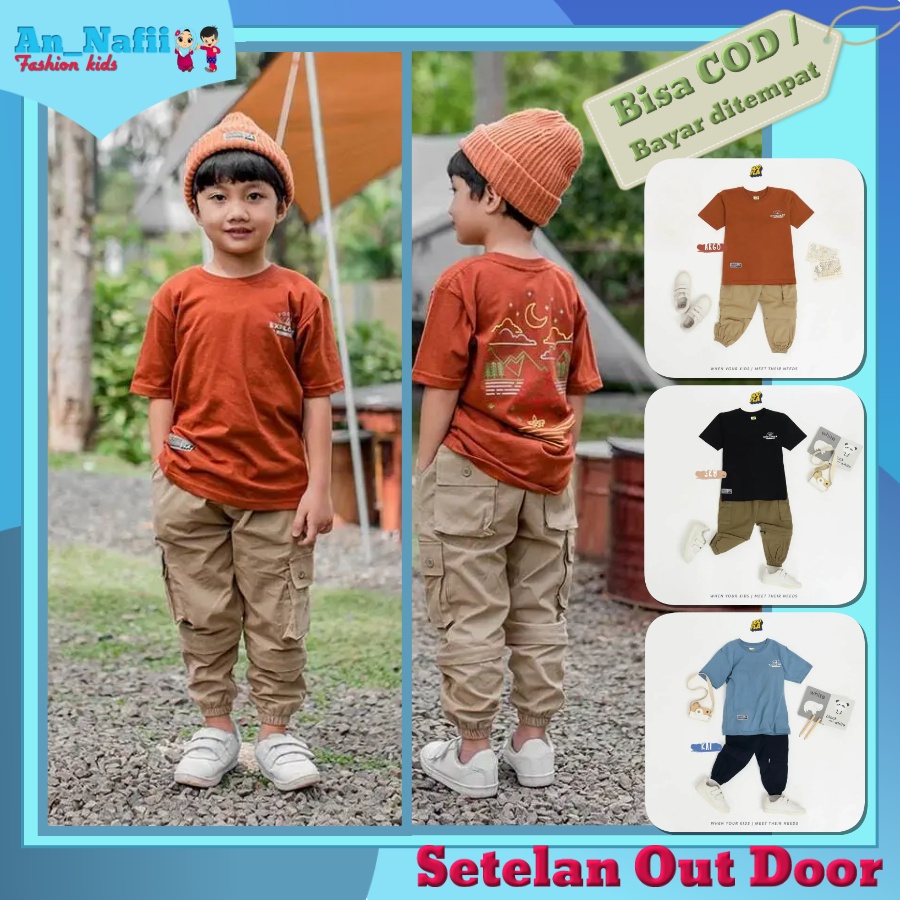 Kaos Setelan Anak Laki Laki Umur 3 - 12 Tahun Hoofla Baju Setelan Anak Cowok Lengan Pendek 3 Tahun 5 Tahun 6 Tahun 10 Tahun Murah Kualitas Distro