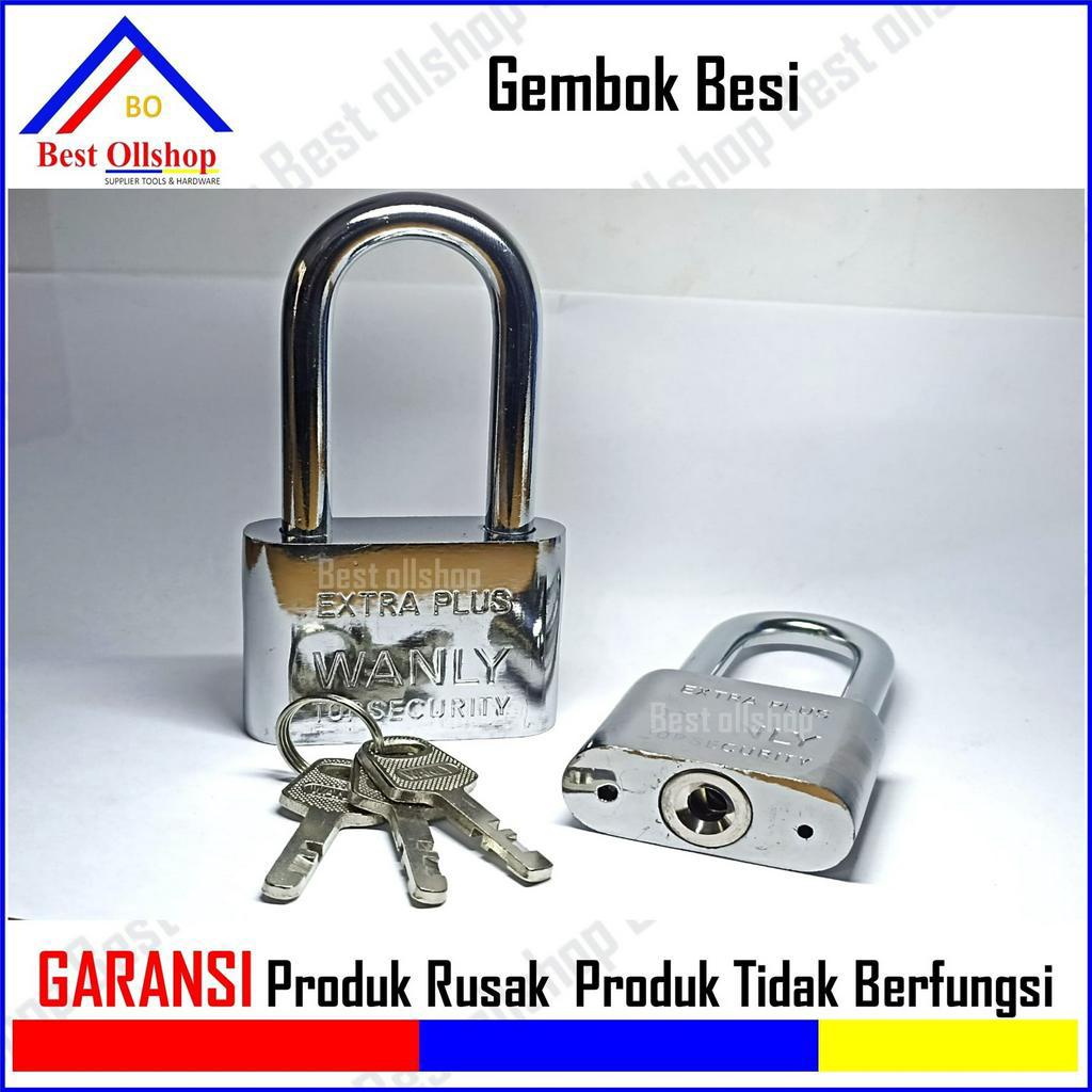 Gembok Pintu Leher Pendek dan Panjang 50 mm - Gembok Pagar Rumah