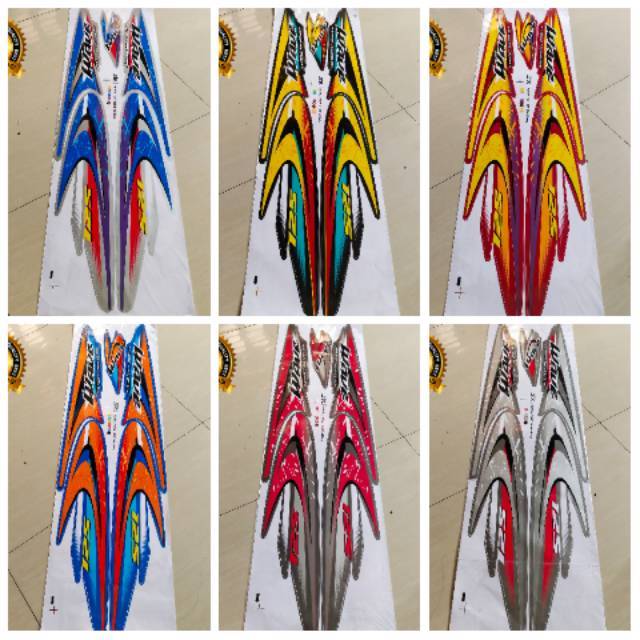 striping list body HONDA KARISMA WAVE 125 THAILAND THAILOOK MOTHAI