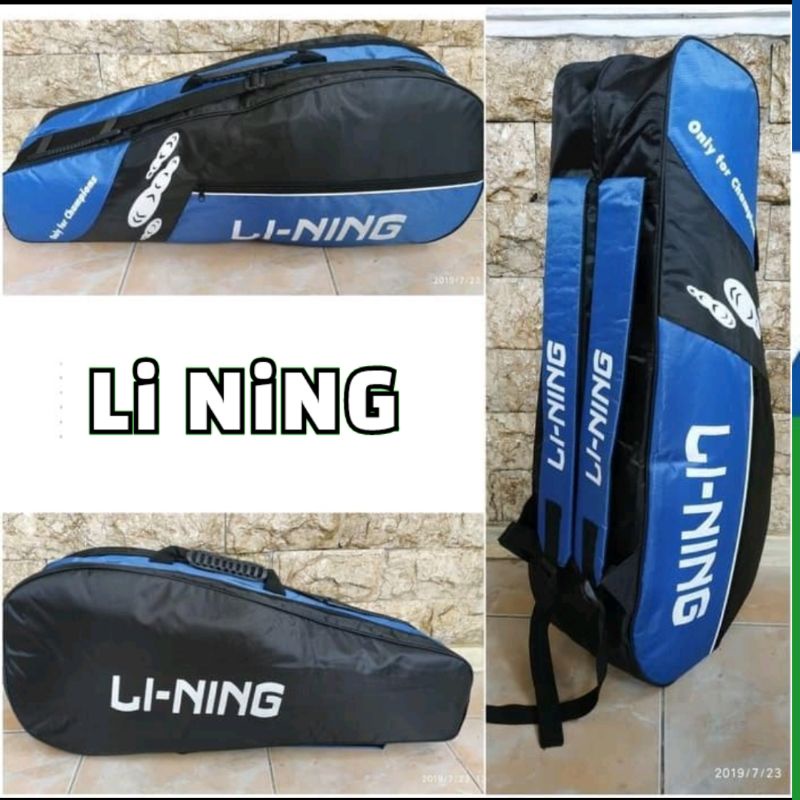 TAS RAKET BADMINTON 2R SARUNG RAKET BULU TANGKIS COVER RAKET
