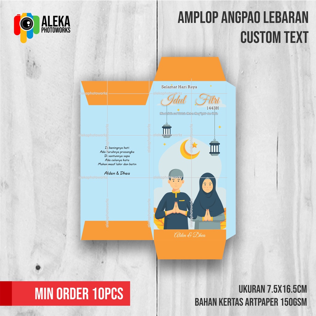 Amplop Angpao Lebaran Custom Design 21