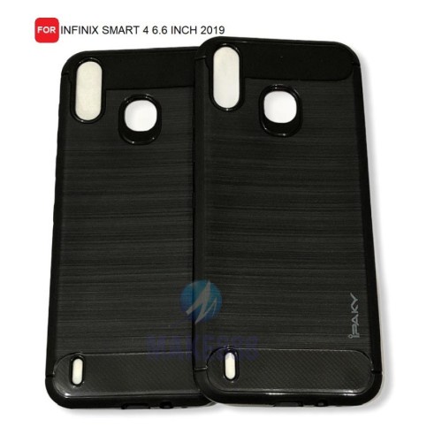 CASE SLIM FIT CARBON IPAKY INFINIX SMART 4 SOFTACSE - FA