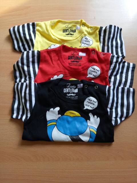 Setelan baju anak laki laki fashion usia 1-2 th