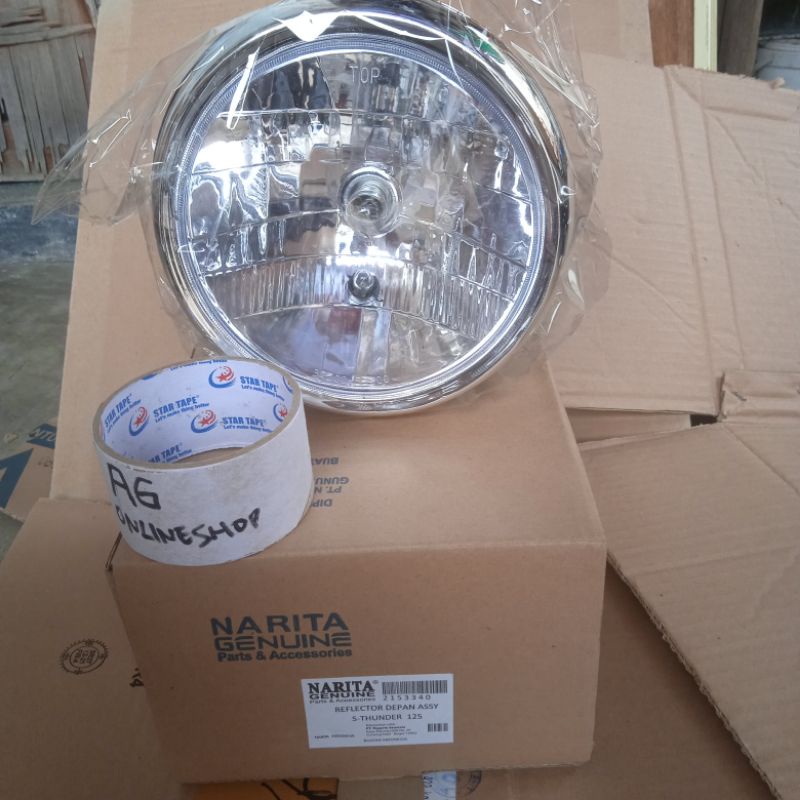 narita-reflektor lampu depan thunder 125