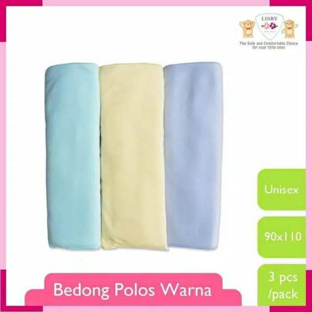 Kain Bedong Bayi Libby ( 3 Pcs ) Motif dan Warna