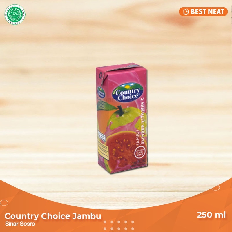 Jual Country Choice Juice Jambu 250ml Shopee Indonesia