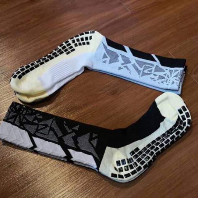 

kaos kaki grip lari running gym basket badminton anti slip fox import