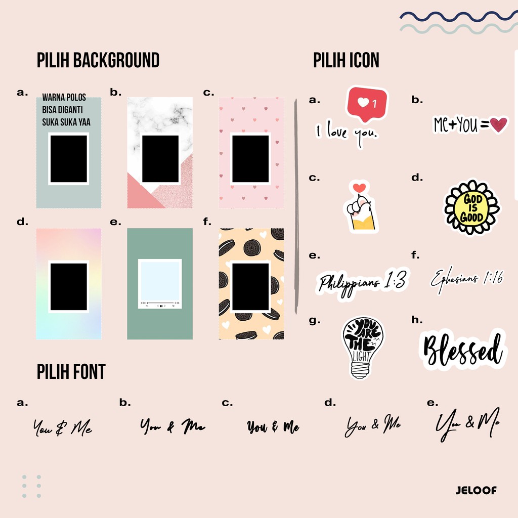 Jeloof Polaroid Custom Case | CASING HANDPHONE