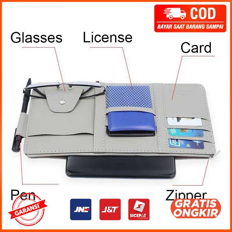 Kantong Serbaguna Mobil Car Sun Visor Holder