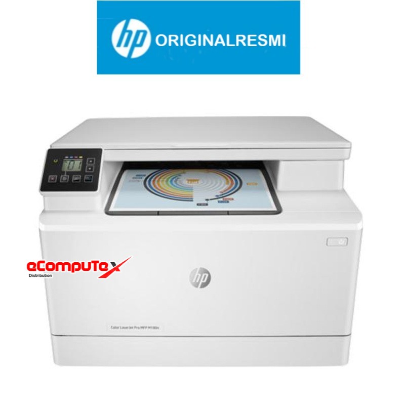 PRINTER HP LASER JET M 180 N  ALL IN ONE FAX / HP LASERJET  M180N / M 180N AIO PRINT  SCAN COPY GARANSI RESMI