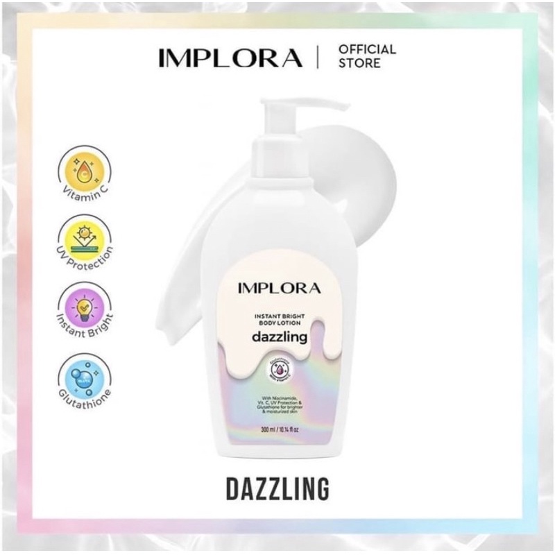 LOTION PEMUTIH BODY LOTION IMPLORA/IMPLORA INSTANT BRIGHT BODY LOTION