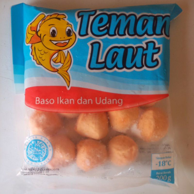 Jual Teman Laut Baso Ikan Dan Udang Berat 200 Gr Shopee Indonesia