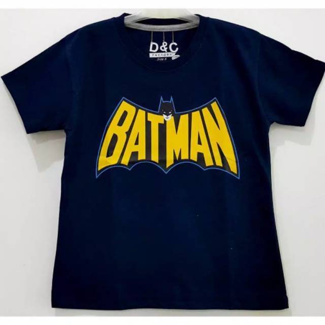 KAOS  ANAK  KARAKTER  SUPERHERO spiderman batman  murah 