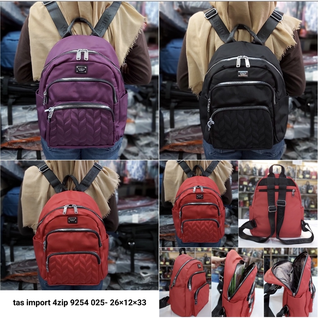 Tas import casual ransel travelling fashion berkualitas