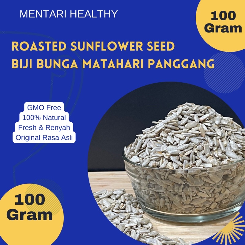 Roasted Sunflower Seed 100gr / Biji Bunga Matahari Panggang 100gr