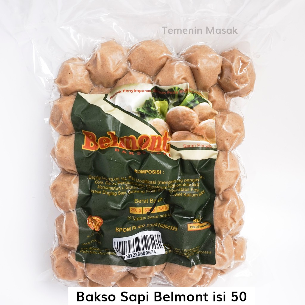 Bakso sapi belmont isi 50