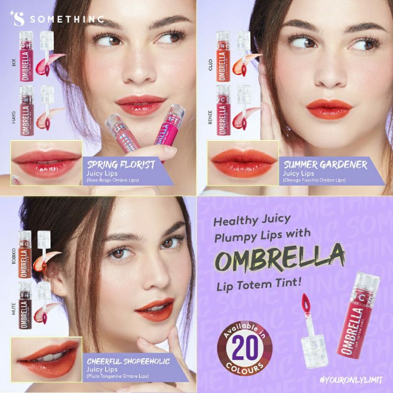 SOMETHINC OMBRELLA Lip Totem Tint - Lip Tint Bibir Plumpy Juicy Sehat