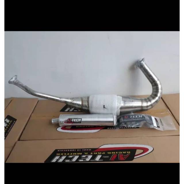 Knalpot ninja R / RR stainlies cobra aitech