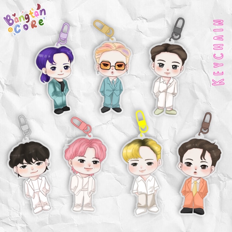 Butter Keychain // BTS Chibi Keychain