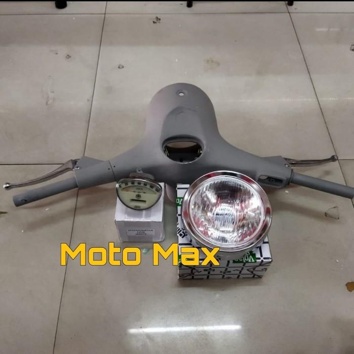Handle | Stang Bulat Vespa Sprint Veloce Bagol Komplit