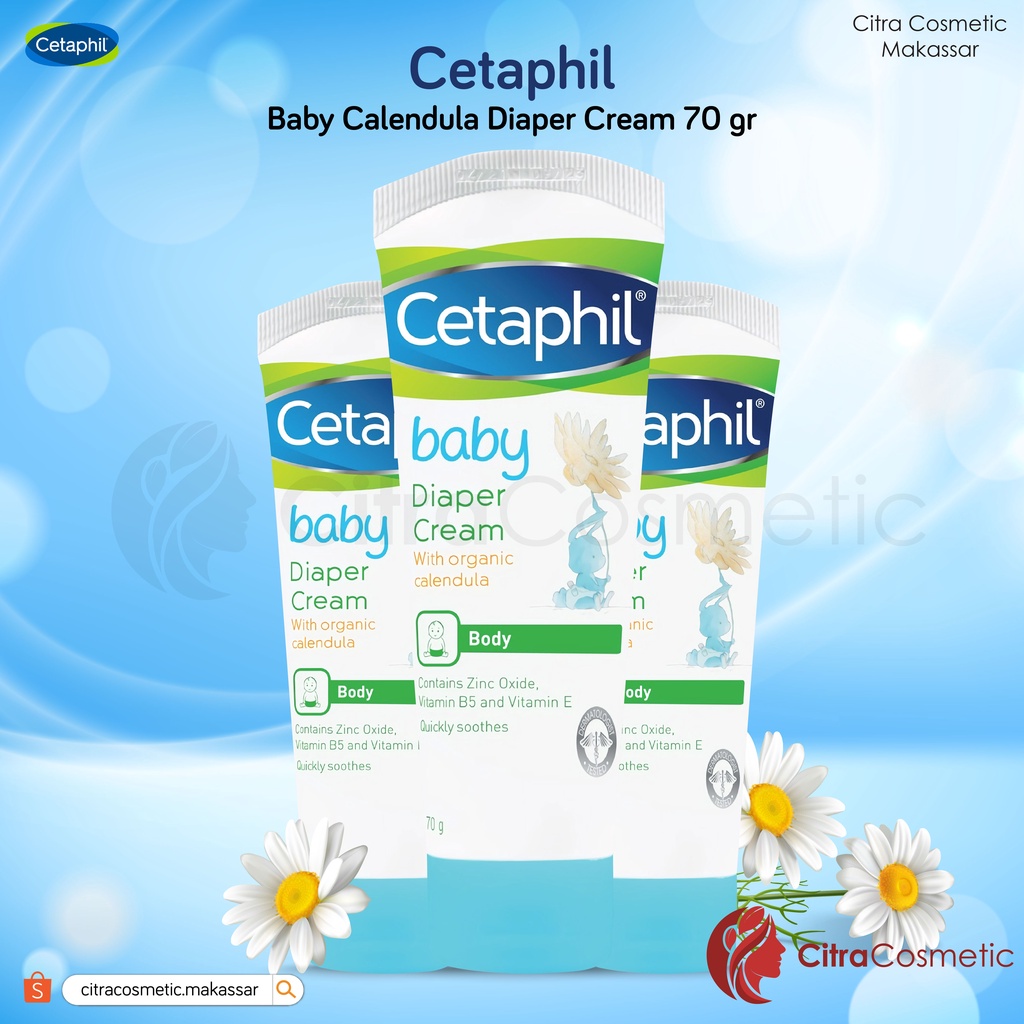 Cetaphil Baby Diaper Creamy With Organ 70 Gr