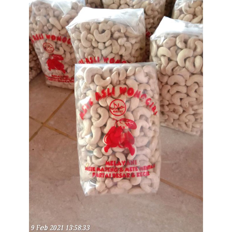 

KACANG METE MEDE MENTAH 1000 gr WONOGIRI