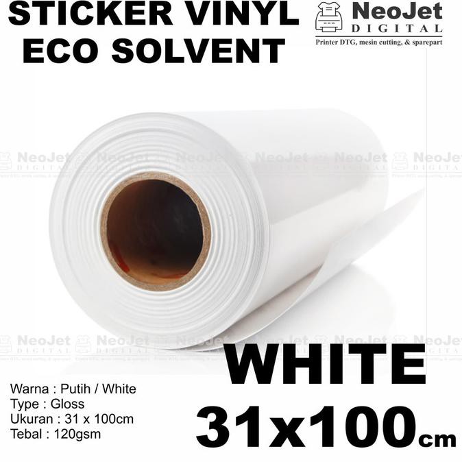 

Ready Oke] Sample Sticker Vinyl Eco Solvent White 31 X 100 Cm Putih Ecosolvent