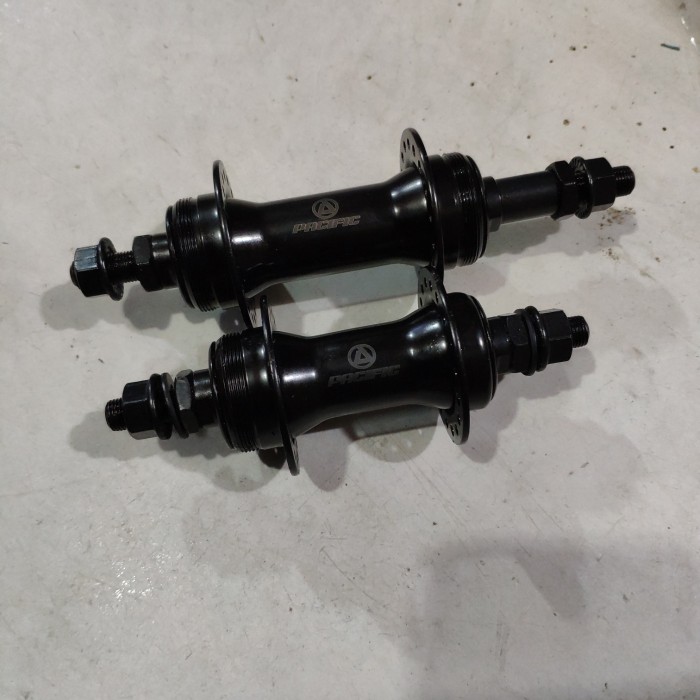HUB BOS SEPEDA 36H DRAT (DISC BRAKE ADAPTOR) PACIFIC HITAM BESI (1PSG)