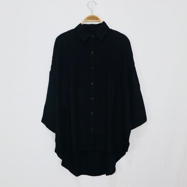 Tq88indonesia  Fashion Kemeja Polos Wanita Lengan Panjang / Kem KORA RAYON DIAMOND OVERSIZE XXL LONG SHIRT  / Kemeja Cewek / Kemeja Wanita/ Kemeja Santai Cewek / Kem Polos / Kemeja Kekinian / Ootd