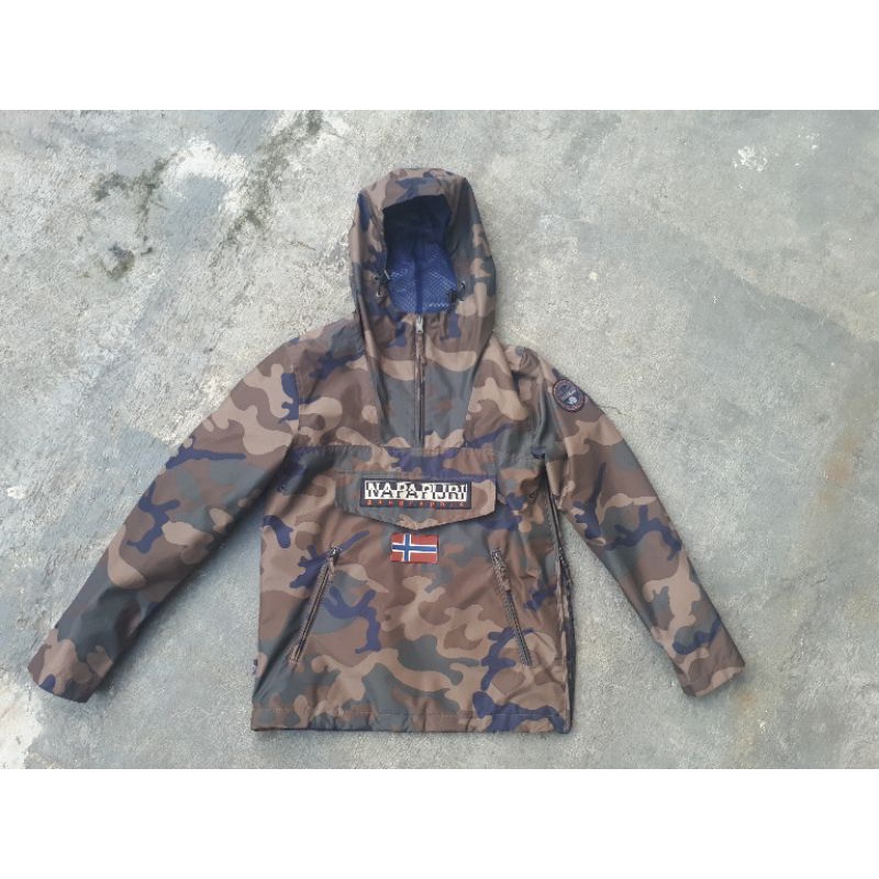 jaket Napapijri rainforest summer camo original