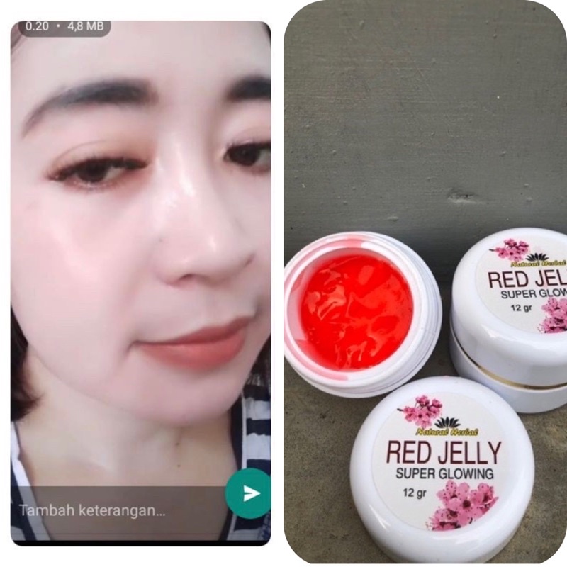 PEMUTIH WAJAH AMPUH Red Jelly Super Glowing Original Memutihkan Dalam 2 Minggu