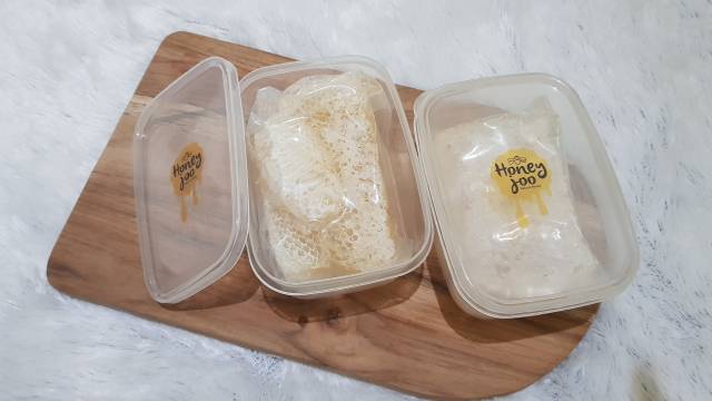 [COD] MADU SARANG MURNI HONEYCOMB  MELLIFERA CERANA SARANG MADU 250Gr Asli 100%