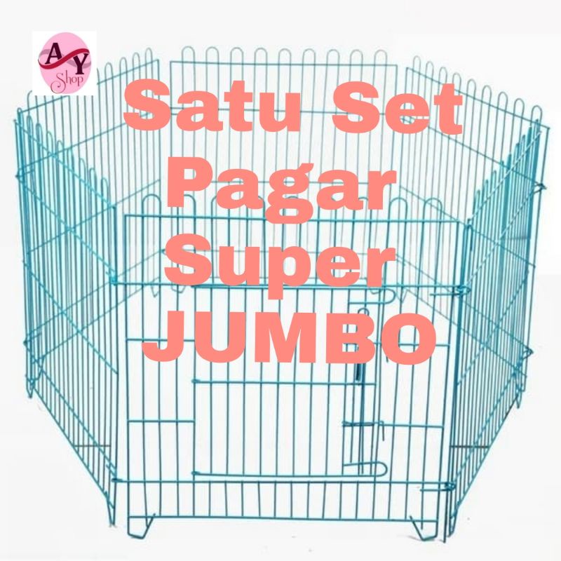 kandang pagar umbaran kucing kelinci anjing super jumbo