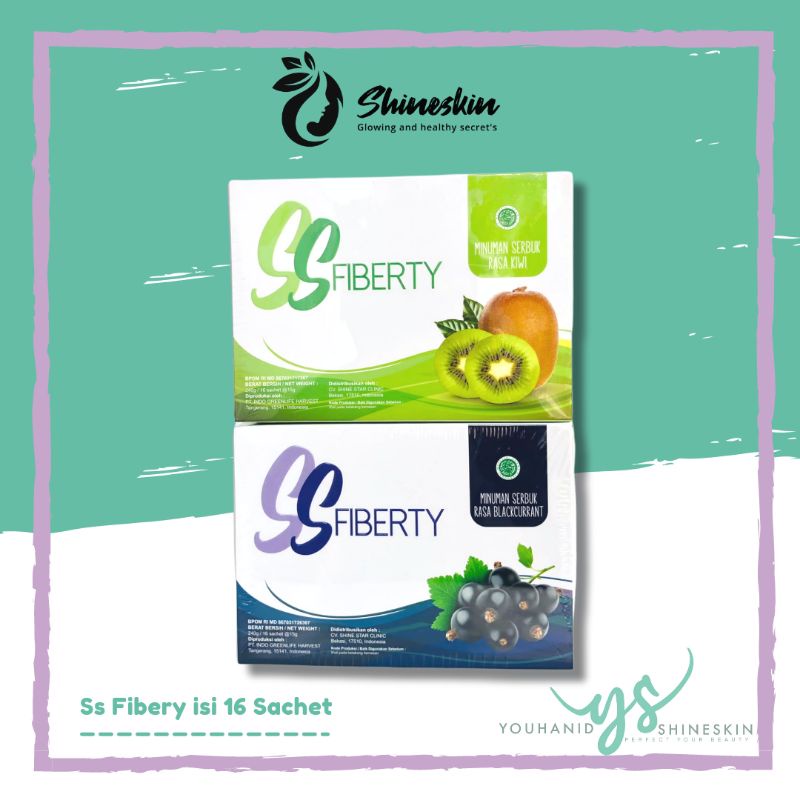 

SHINESKIN Ss fiberty shineskin minuman colagen pelangsing
