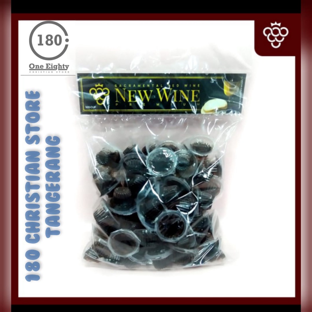 

Anggur Perjamuan Kudus Premium Cup - Isi 100 cup