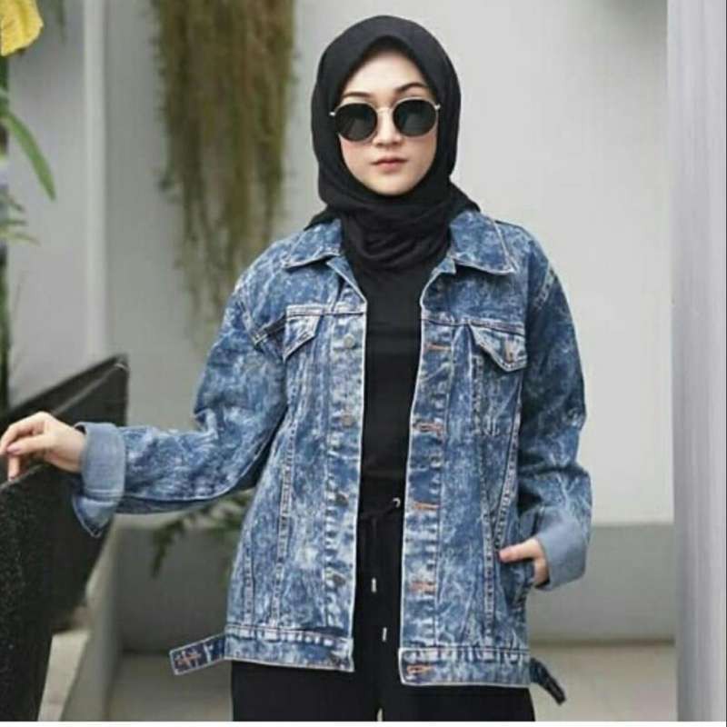 Jaket Jeans Wanita Blackwash Wanita quality Premium Distro