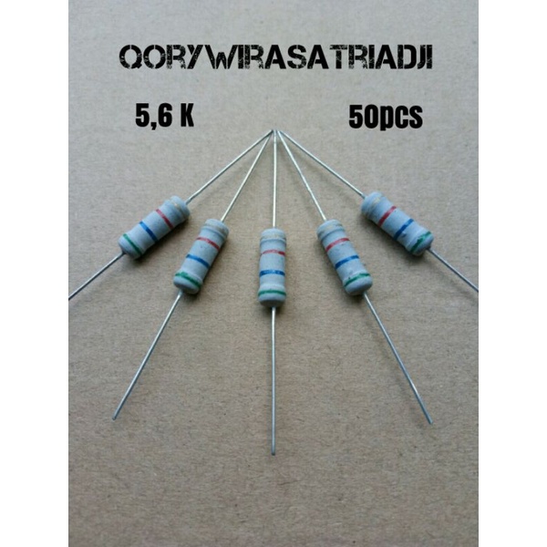 Resistor 5,6K Resistor 5K6 2 Watt 50pcs