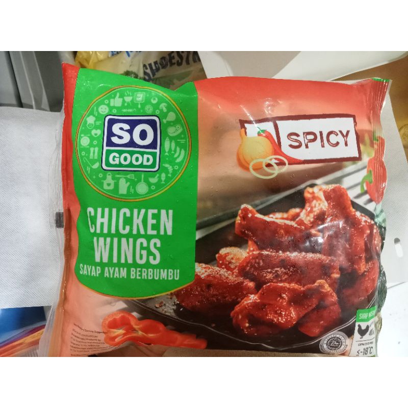 

So good spicy wings 400g