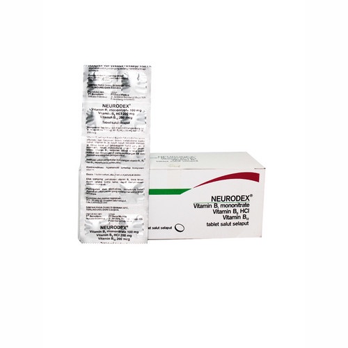 NEURODEX VITAMIN SARAF VITAMIN B1 B6 B12 ISI 10 TABLET