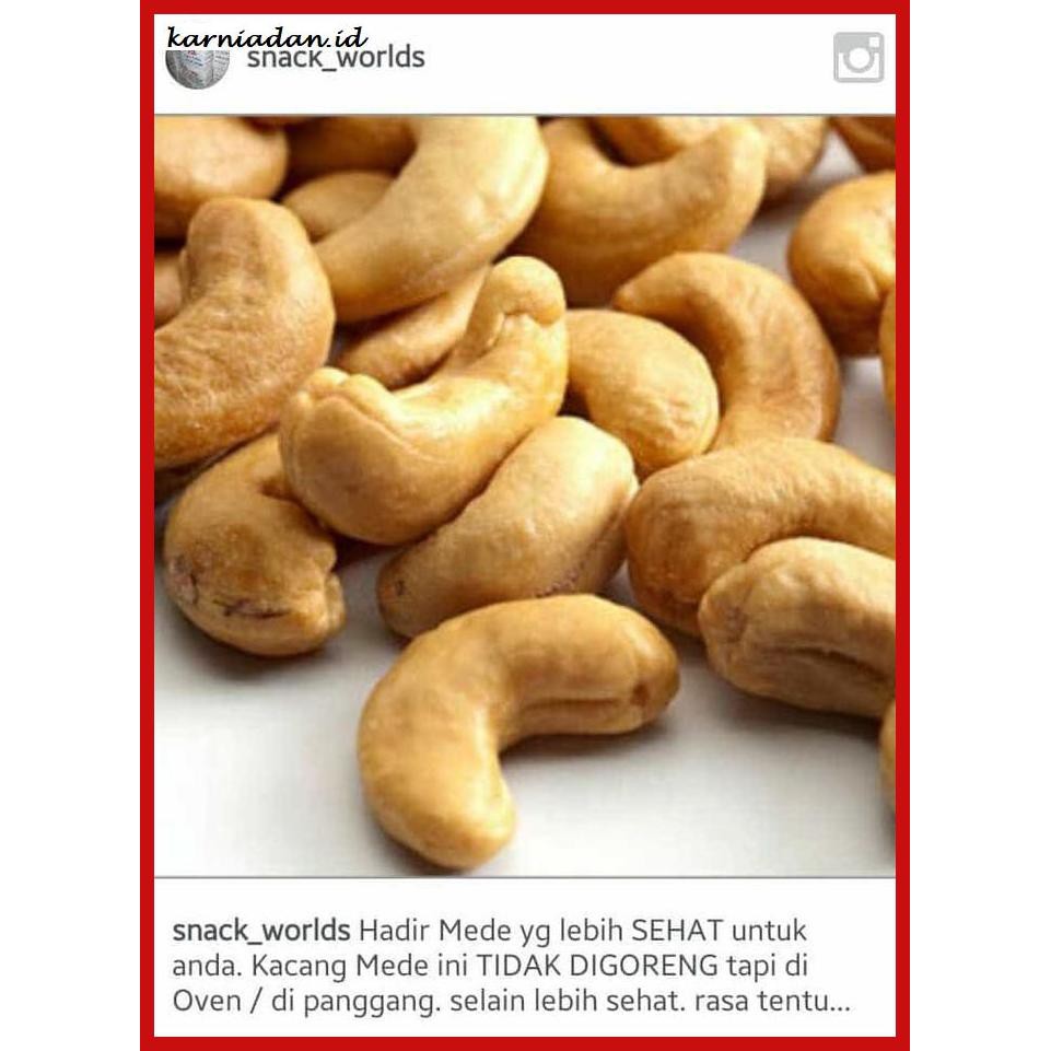 

MAKANAN-RINGAN- 1KG MEDE PANGGANG ( OVEN ) ROASTED CASHEW GROSIR MURAH - ASIN BAWANG -BERMACAM-