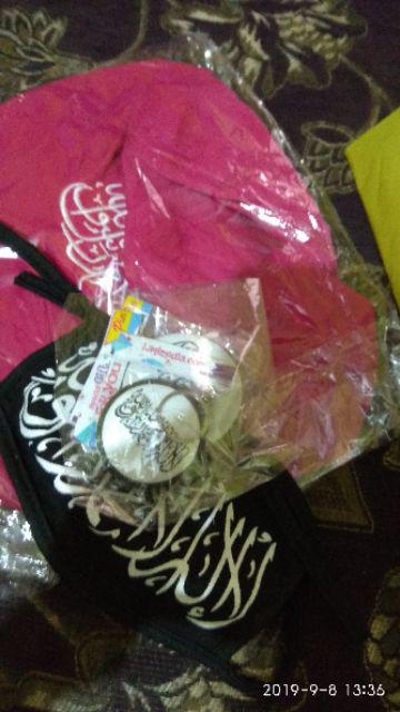 Aksesoris Pin Ganci Panji Islam Rasulullah Tauhid Al Liwa Ar Rayah