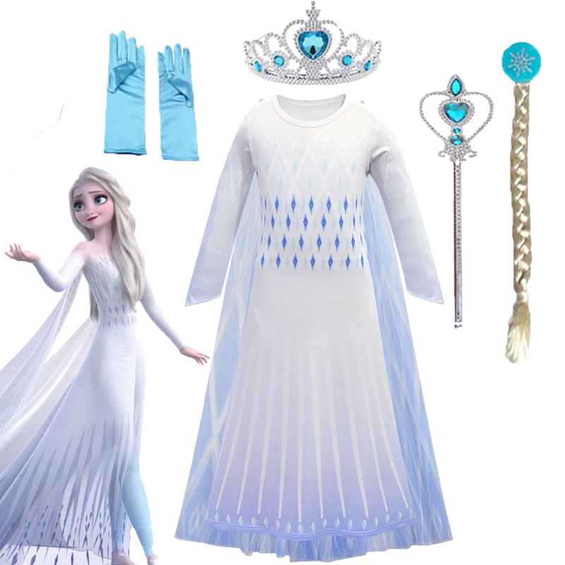 Baju Elsa Frozen 2 Warna Putih - Baju Mania