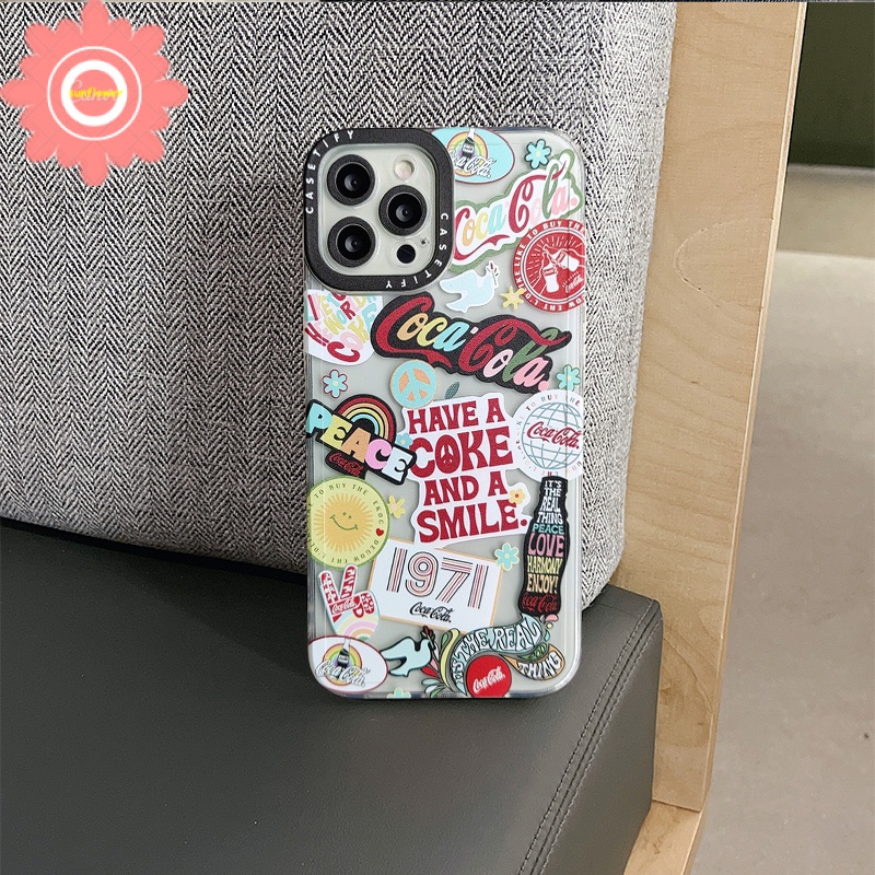 Soft Case Desain Coca Cola Untuk iPhone 6 6s 7 8 Plus X XS Max 11 12 13 Pro Max XR