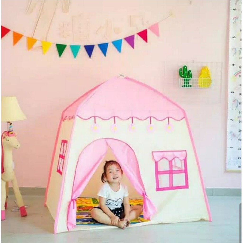 MAINAN TENDA CAMPING KEMAH BERMAIN ANAK MODEL RUMAH PRINCESS KIDS PLAY TENT