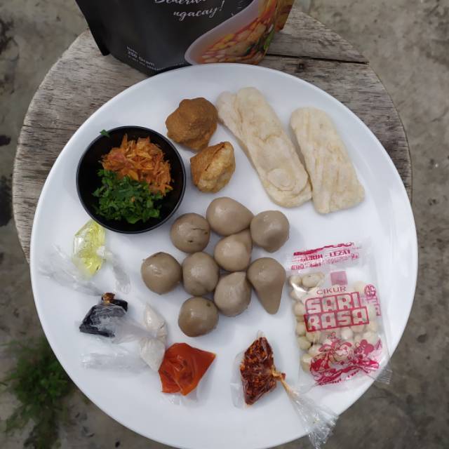 Aci mix komplit, baso aci acay