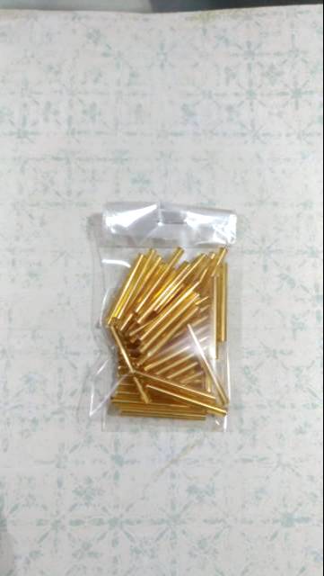 Manik Payet Bambu Panjang 2,5 Cm Semi Jepang - Emas (10 gram)