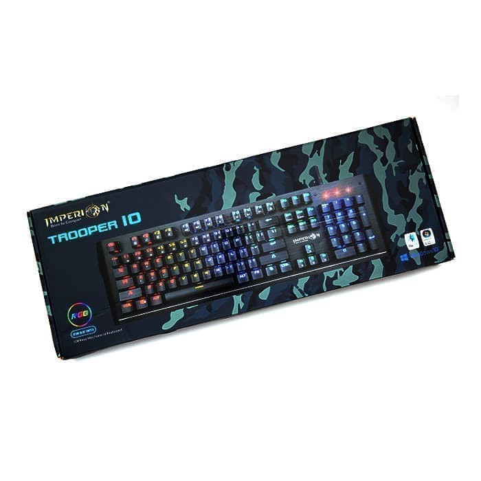 IMPERION TROOPER 10 KEYBOARD GAMING MECHANICAL - RGB