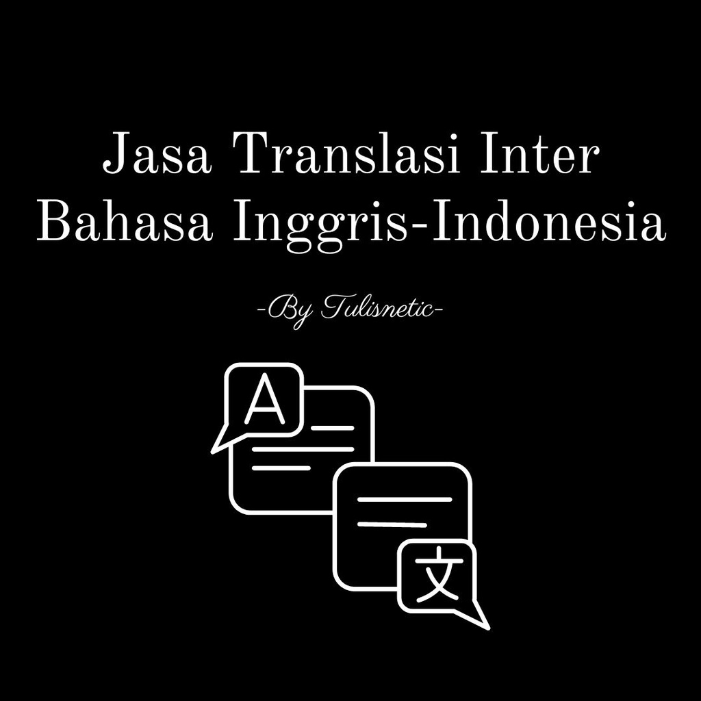Jasa Translate Bahasa Inggris